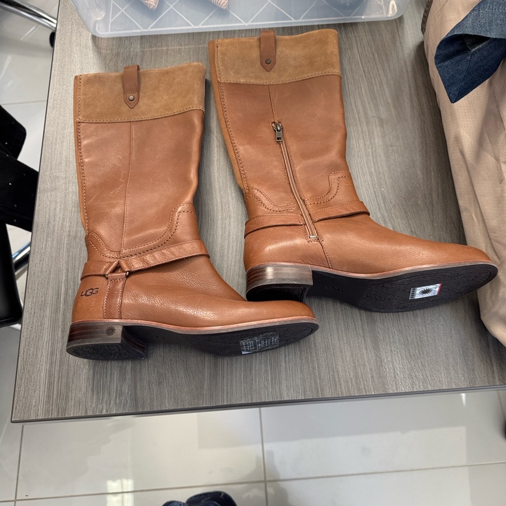 UGG Tan Suede Interior Boots